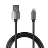 Kabelis USB 2GO Lightning - USB-B 1 m Pilka (795810)