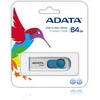 Ištraukiamas atmintukas Adata C008 64GB Baltas/Mėlynas