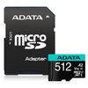Atminties kortelė ADATA Premier Pro UHS-I U3 512 GB, micro SDXC, Flash atminties klasė 10, su adapteriu