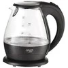 Adler | Virdulys | AD 1224 | Standard | 2000 W | 1.5 L | Glass | 360° rotational base | Juodas