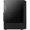 „Aerocool Quantum Mesh v3 Midi-Tower“, RGB, grūdintas stiklas - juodos spalvos