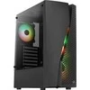 Aerocool Wave v3 Midi-Tower - juodos spalvos Window
