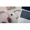Moshi USB-C daugialypės terpės adapteris, titano pilkas