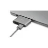 Moshi USB-C dvigubas USB-A adapteris, titano pilkas