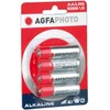 AgfaPhoto 110-802589 - Single-use battery - AA - Alkaline - 1.5 V - 4 pc(s) - Mėlyna - Pilkas