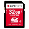 Atminties kortelė „AgfaPhoto“ SDHC kortelė 32 GB didelės spartos, 10 klasės UHS I
