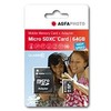 AgfaPhoto Micro SDXC UHS-I 64GB didelės spartos 10 klasės U1 + adapteris
