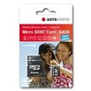 AgfaPhoto Micro SDXC UHS-I 64GB didelės spartos 10 klasės U1 + adapteris