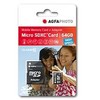 AgfaPhoto Micro SDXC UHS-I 64GB didelės spartos 10 klasės U1 + adapteris