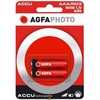 1x2 AgfaPhoto Akku NiMh Micro AAA 900 mAh