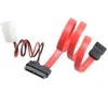 Akasa SATA Combo Cable Slimline iki SATA / Molex – 40cm