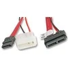 Akasa SATA Combo Cable Slimline iki SATA / Molex – 40cm