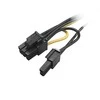 Akasa 2x 15-Pin-SATA to 1x 6+2-Pin-PCIe Adapteris