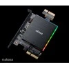 Akasa Dual M.2 PCI-E RGB LED adapterio kortelė