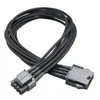 Akasa ATX/EPS 8 kontaktų-ATX/EPS 8 kontaktų, 0,4 m, Juodas (AK-CBPW08-40BK)