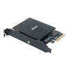Akasa AK-PCCM2P-03 - PCIe - M.2 - Juodas - 32 Gbit/s - 0 - 55 °C