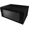 ALLNET ALL-SMC6604SCHWARZ - 4U - Wall mounted rack - 50 kg - Juodas - Steel - Passive
