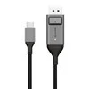 „Alogic USB C“ adapterio kabelis, C tipo - D prievadas, M/M, 4k 60 Hz, 1 m, žalias