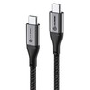 Alogic USB 2.0 Datenkabel Typ C -C M/M 5A 480 Mbps 1,5 m, gr