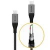Alogic USB 2.0 Datenkabel Typ C -C M/M 5A 480 Mbps 1,5 m, gr
