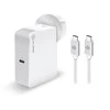 Alogic Ladegerät 60W USB-C AU,EU,UK,US-Plug baltas