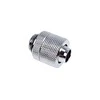 Alphacool Eiszapfen fitting straight G1/4 inch female thread to 13/10mm – chrome sidabrinis