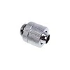 Alphacool Eiszapfen fitting straight G1/4 inch female thread to 13/10mm – chrome sidabrinis