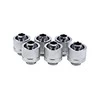 Alphacool Eiszapfen 16/10 mm screw-in fitting G1/4, 6-Pack – chrome