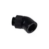 Alphacool Eisfrost Adapteris 45 Degree G1/4 Inch Female to G1/4 Inch Male – Rotatable, Juodas