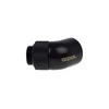 Alphacool Eisfrost Adapteris 45 Degree G1/4 Inch Female to G1/4 Inch Male – Rotatable, Juodas
