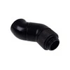 Alphacool Eiszapfen Angle Adapteris 45 Degrees Double Rotatable G1/4 Female to G1/4 Female – Juodas