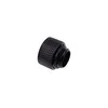Alphacool Eiszapfen Adapteris straight G1/4 inch female to G1/4 inch male – juodas