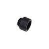 Alphacool Eiszapfen Adapteris straight G1/4 inch female to G1/4 inch male – juodas