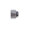 Alphacool Eiszapfen Adapteris straight G1/4 inch female to G1/4 inch male – chrome sidabrinis