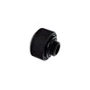 „Alphacool“ jungtis su tiesiu G1/4 colio vidiniu sriegiu ir 16 mm išoriniu skersmeniu, kieta vamzdžio jungtis – juodas