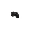 Alphacool Eiszapfen connector 90 degrees G1/4 inch female thread to 16mm outer diameter hard tube – juodas