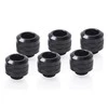 Alphacool Eiszapfen Pro fitting 13mm hardtube G1/4, 6-Pack – juodas