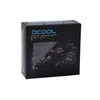 Alphacool Eiszapfen Pro fitting 13mm hardtube G1/4, 6-Pack – juodas