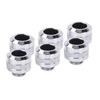 Alphacool Eiszapfen Pro fitting 13mm hard tube G1/4, 6-Pack – chrome
