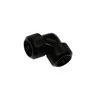 Alphacool Eiszapfen Adapteris 90 Degree 16mm OD to 16mm OD Hardtube – juodas