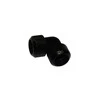 Alphacool Eiszapfen Adapteris 90 Degree 16mm OD to 16mm OD Hardtube – juodas