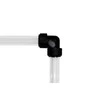 Alphacool Eiszapfen Adapteris 90 Degree 16mm OD to 16mm OD Hardtube – juodas