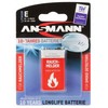 1 Ansmann Lithium 9V blokas dūmų detektoriui