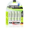 Ansmann AA 1300 mAh įkraunamos baterijos pakuotė