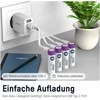 Ansmann ANSMANN 1312-0036 Li-Ion įkraunamos baterijos Mignon AA tipo 2000 (min. 1800 mAh) 4 pakuočių dėžutė