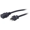 APC maitinimo laidas, 15A, 100-120V, nuo C19 iki 5-15 Juoda 2,5 m