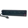 APC Basic Rack-Mount PDU - Maitinimo blokas (montuojamas ant stovo) - 120V AC - 2.4kW - Įvestis, NEMA 5-20 Įvestis - Išvestys: 10 (NEMA 5-20) - 1U - 48.3 cm (19") - 3.7 m laidas - juodas - P/N: SMTL1000RMI2UC, SMX1000C, SMX1