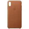 Apple iPhone XS Max Odinis dėklas - Rudas (Saddle Brown)