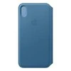 Apple iPhone XS Max odinis atverčiamas dėklas - Mėlynas (Cape Cod Blue)