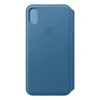 Apple iPhone XS Max odinis atverčiamas dėklas - Mėlynas (Cape Cod Blue)